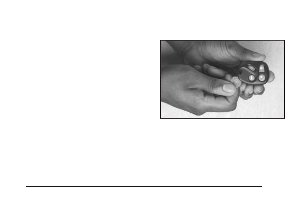 Matching transmitter(s) to your vehicle, Battery replacement | Cadillac 2005 DeVille User Manual | Page 69 / 416