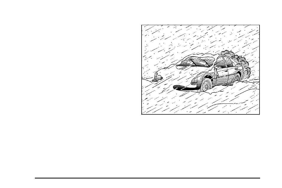 If you are caught in a blizzard | Cadillac 2005 CTS User Manual | Page 264 / 436