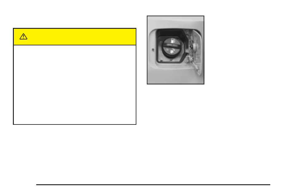 Filling your tank, Filling your tank -8, Caution | Cadillac 2005 CTS User Manual | Page 288 / 436