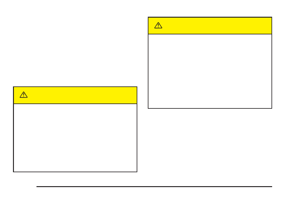Caution | Cadillac 2005 CTS User Manual | Page 314 / 436