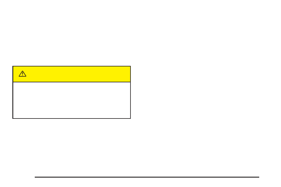 Caution | Cadillac 2005 CTS User Manual | Page 320 / 436