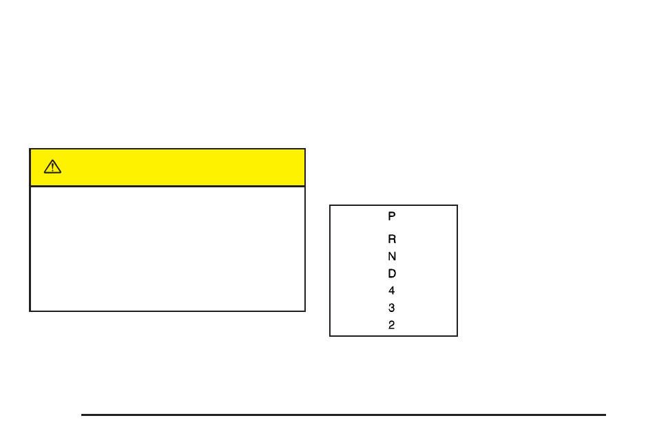 Automatic transmission operation, Automatic transmission operation -26, Caution | Cadillac 2005 CTS User Manual | Page 96 / 436