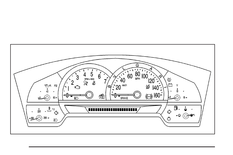 Instrument panel cluster, Instrument panel cluster -42, Instrument panel | Cluster | Cadillac 2004 XLR User Manual | Page 152 / 358