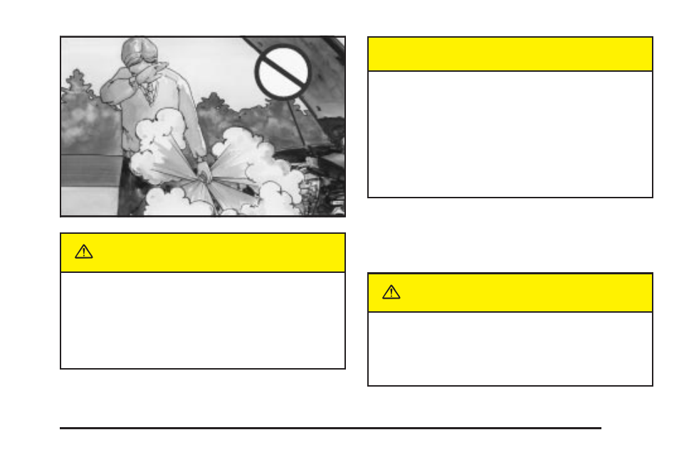 Caution | Cadillac 2004 XLR User Manual | Page 253 / 358