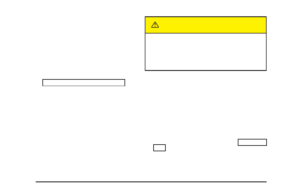 Caution | Cadillac 2004 XLR User Manual | Page 260 / 358