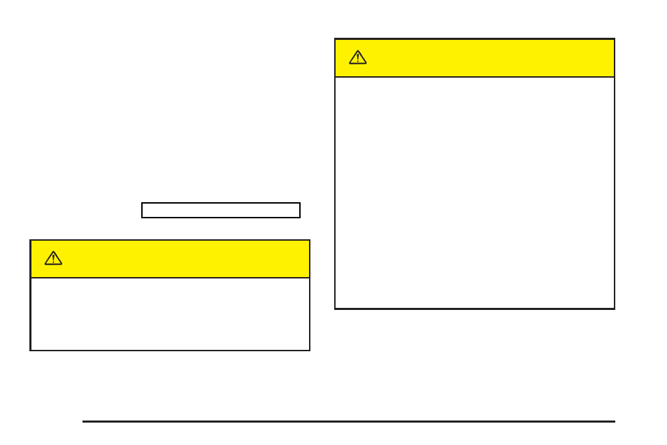 Caution | Cadillac 2004 XLR User Manual | Page 264 / 358