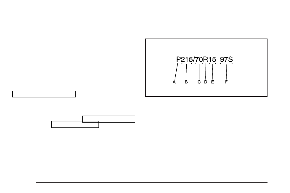 Tire size codes | Cadillac 2004 XLR User Manual | Page 276 / 358