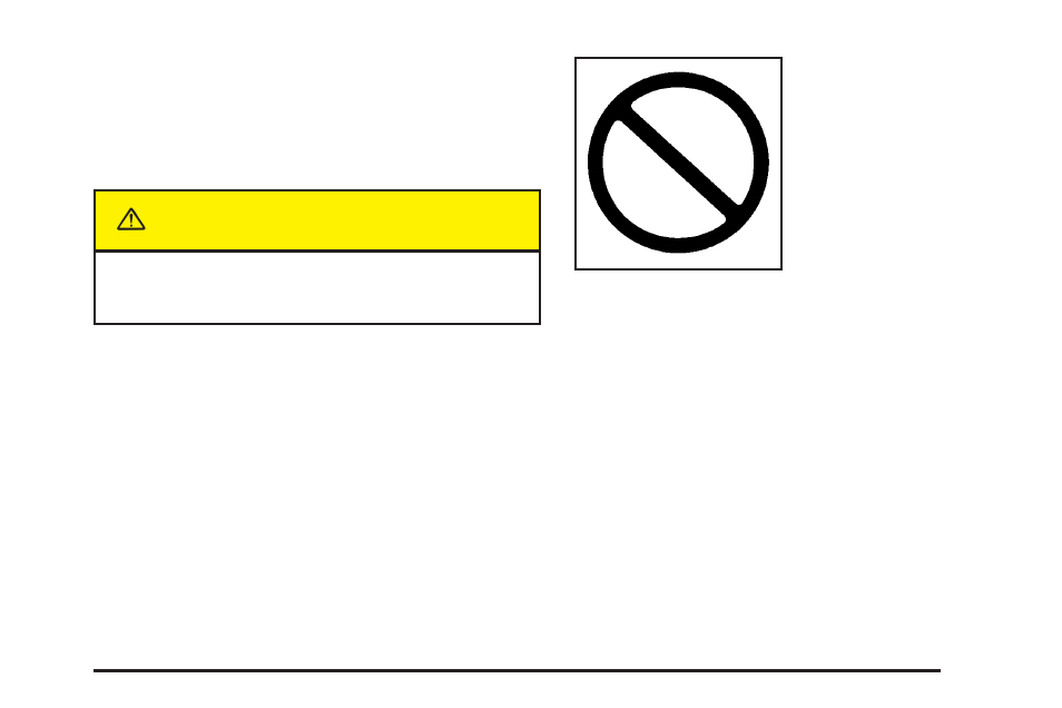 Caution, Safety warnings and symbols | Cadillac 2004 XLR User Manual | Page 3 / 358