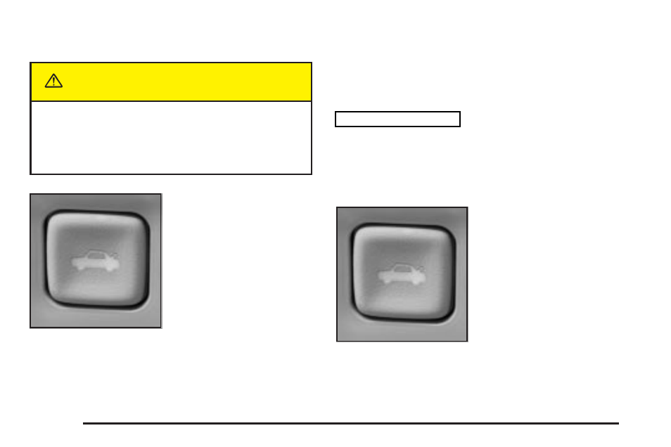 Caution | Cadillac 2004 XLR User Manual | Page 68 / 358