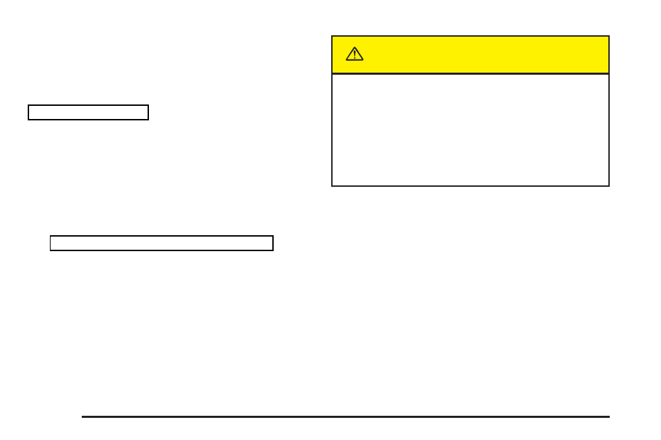 Caution | Cadillac 2004 XLR User Manual | Page 80 / 358