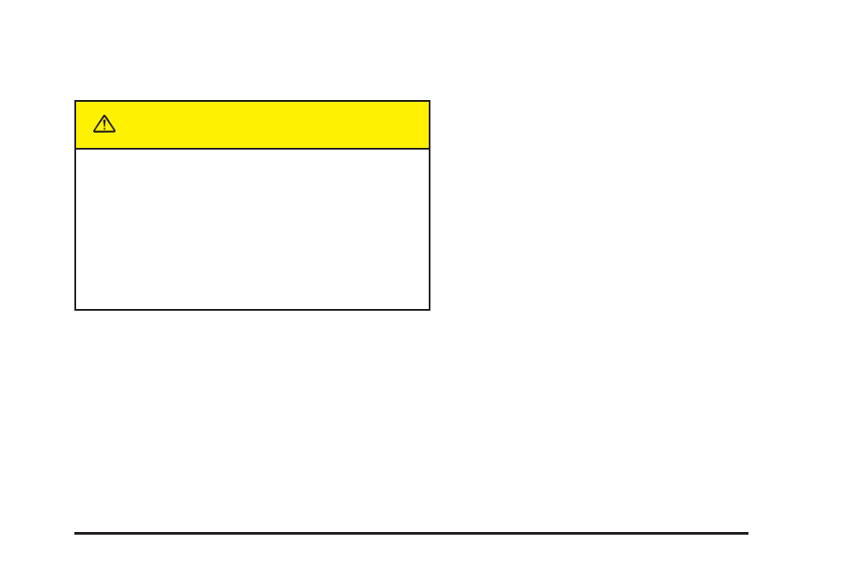 Caution | Cadillac 2004 XLR User Manual | Page 85 / 358