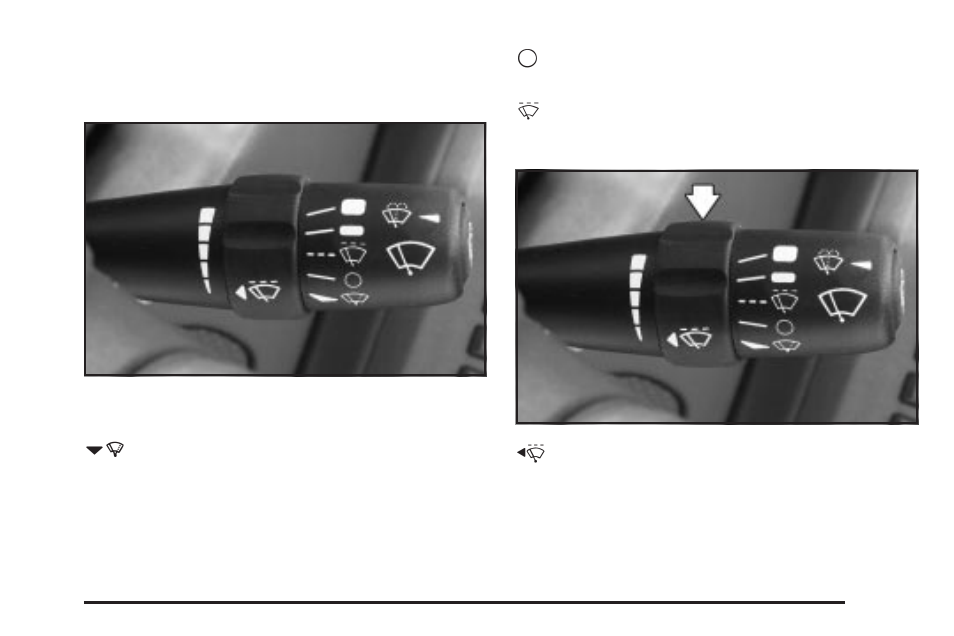 Windshield wiper lever, Windshield wiper lever -15, Windshield wiper | Lever | Cadillac 2004 SRX User Manual | Page 137 / 468