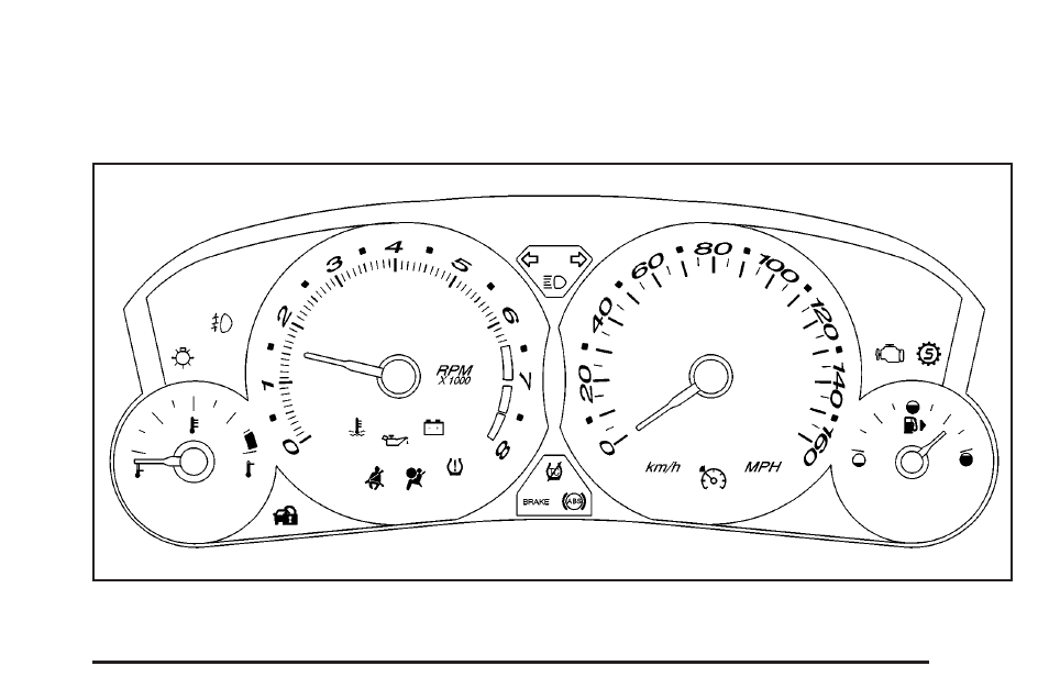 Instrument panel cluster, Instrument panel cluster -37, Instrument panel | Cluster | Cadillac 2004 SRX User Manual | Page 159 / 468