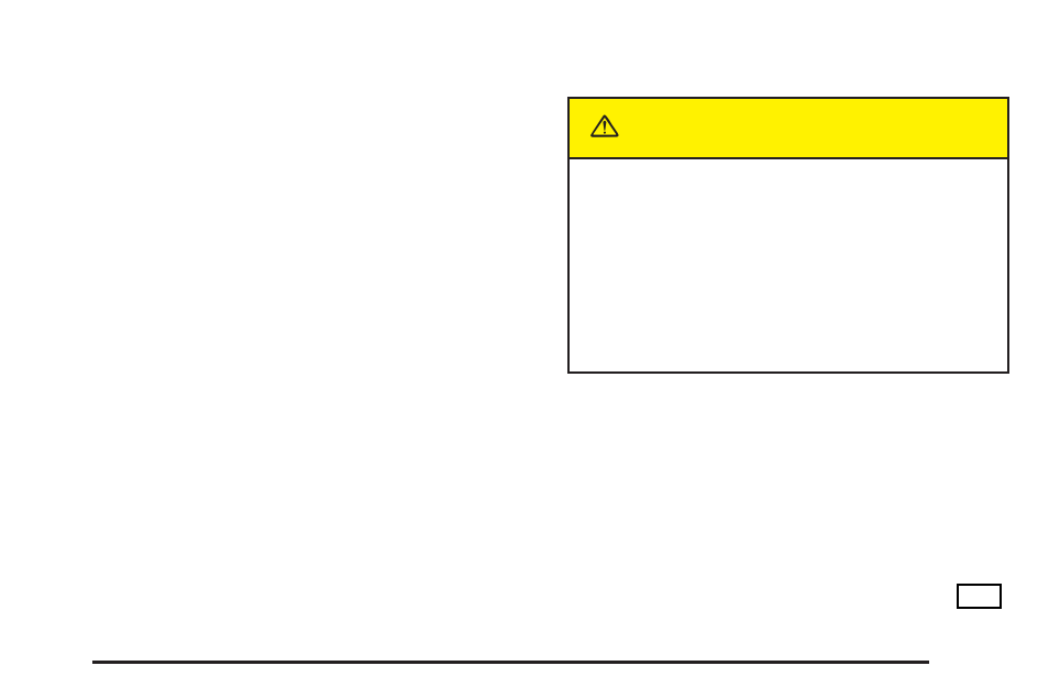 Caution | Cadillac 2004 SRX User Manual | Page 285 / 468