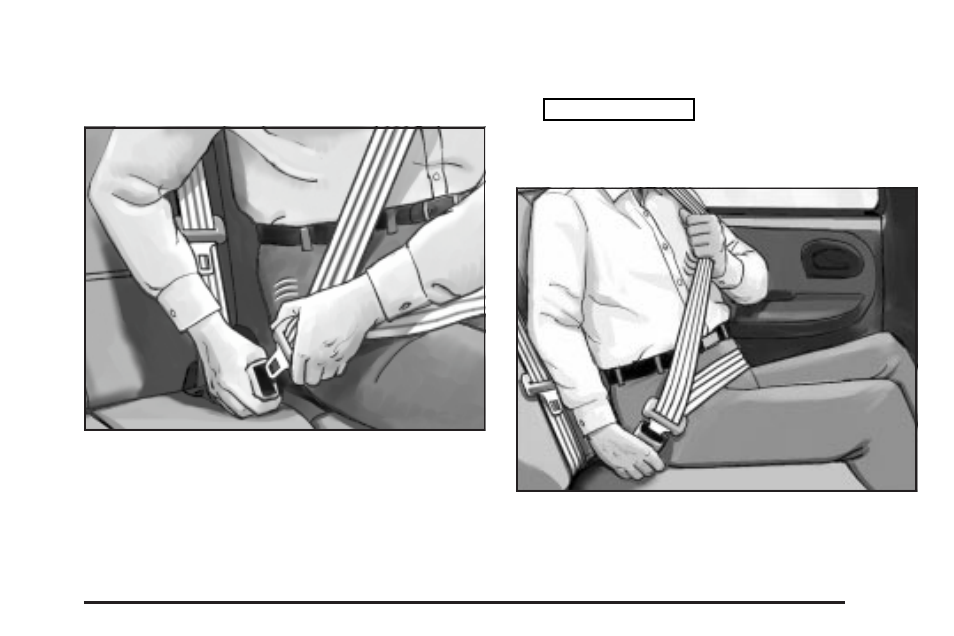 Lap-shoulder belt | Cadillac 2004 SRX User Manual | Page 29 / 468