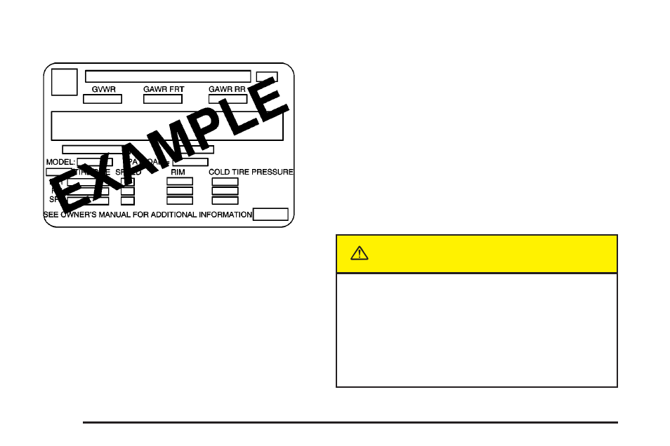 Caution | Cadillac 2004 SRX User Manual | Page 302 / 468