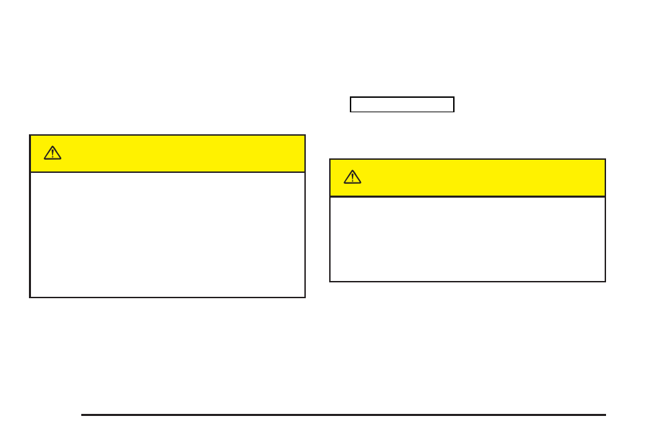 Caution | Cadillac 2004 SRX User Manual | Page 386 / 468
