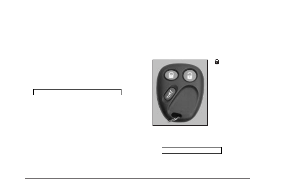 Remote keyless entry system operation, Remote keyless entry system operation -5 | Cadillac 2004 SRX User Manual | Page 73 / 468