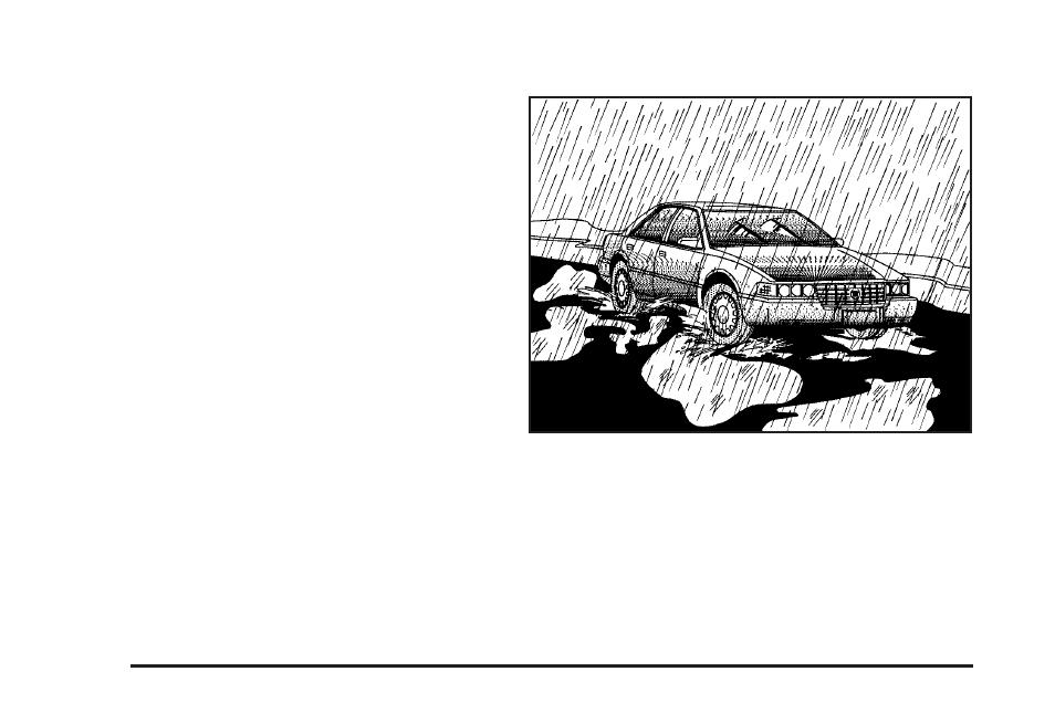 Driving in rain and on wet roads, Driving in rain and on wet roads -16 | Cadillac 2004 Seville User Manual | Page 232 / 410