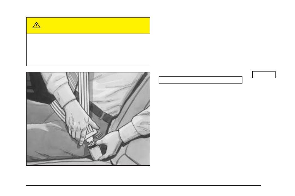 Safety belt pretensioners, Safety belt extender, Caution | Cadillac 2004 Seville User Manual | Page 27 / 410