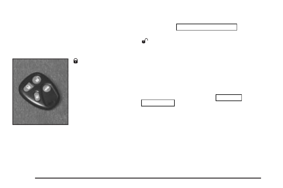 Remote keyless entry system operation, Remote keyless entry system operation -6 | Cadillac 2004 Seville User Manual | Page 64 / 410