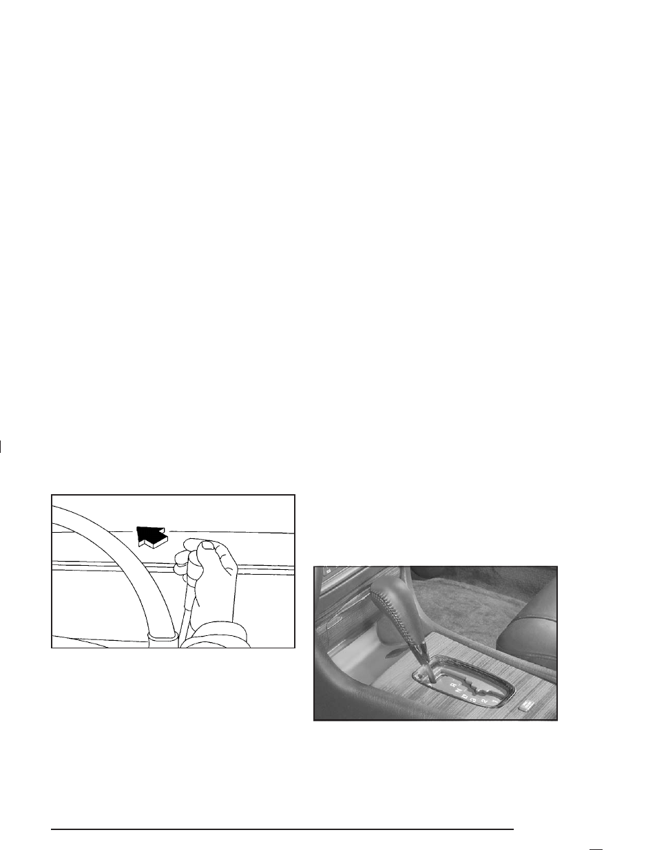 Console shift lever | Cadillac 2004 DeVille User Manual | Page 101 / 432