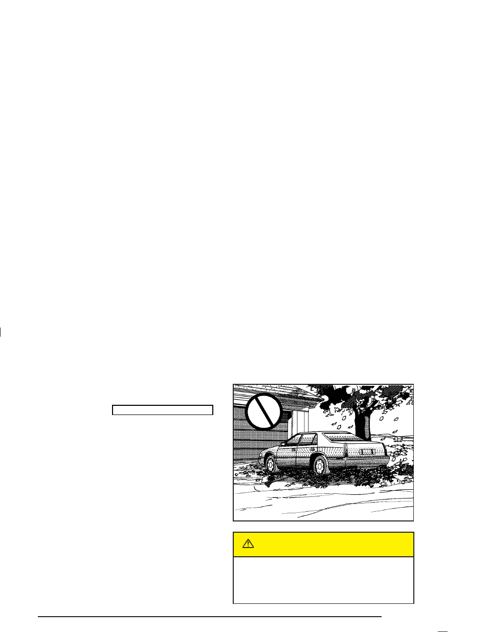 Shifting out of park (p), Parking over things that burn, Caution | Cadillac 2004 DeVille User Manual | Page 103 / 432