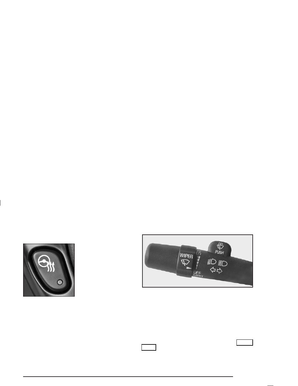 Heated steering wheel, Turn signal/multifunction lever, Turn | Signal/multifunction lever | Cadillac 2004 DeVille User Manual | Page 135 / 432