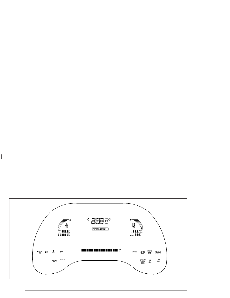 Instrument panel cluster, Instrument panel cluster -42, Instrument panel | Cluster | Cadillac 2004 DeVille User Manual | Page 168 / 432