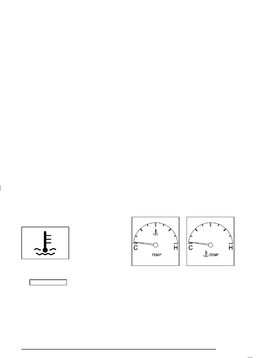 Engine coolant temperature warning light, Engine coolant temperature gage | Cadillac 2004 DeVille User Manual | Page 177 / 432