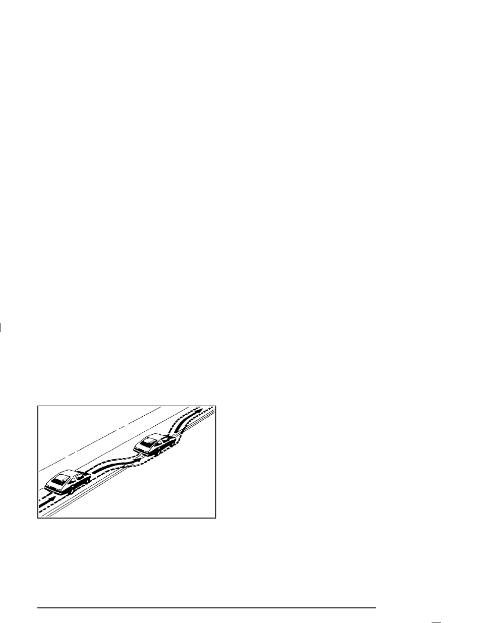 Off-road recovery, Passing, Off-road recovery -13 passing -13 | Cadillac 2004 DeVille User Manual | Page 247 / 432