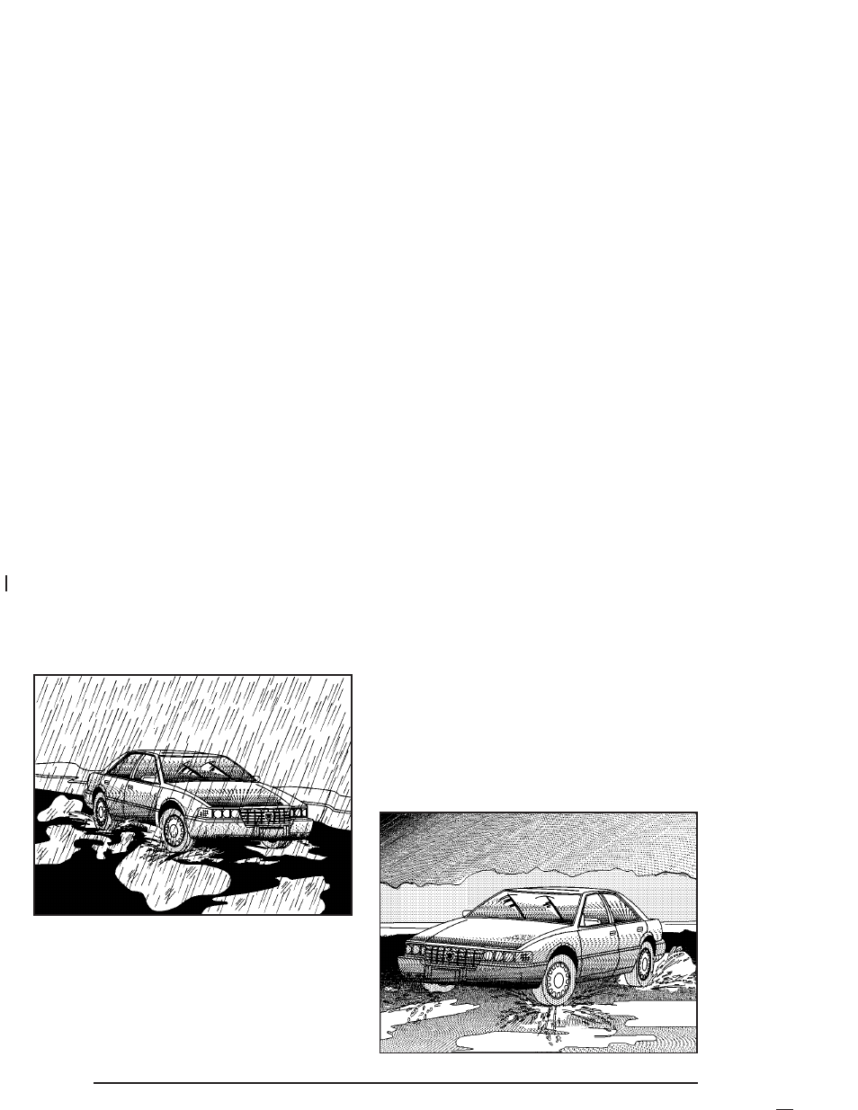 Driving in rain and on wet roads, Driving in rain and on wet roads -18 | Cadillac 2004 DeVille User Manual | Page 252 / 432