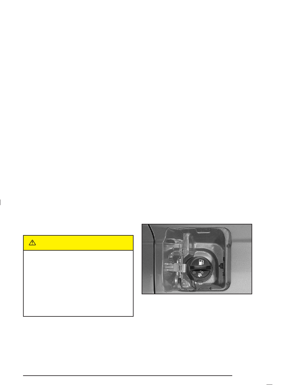 Filling your tank, Filling your tank -7, Caution | Cadillac 2004 DeVille User Manual | Page 287 / 432