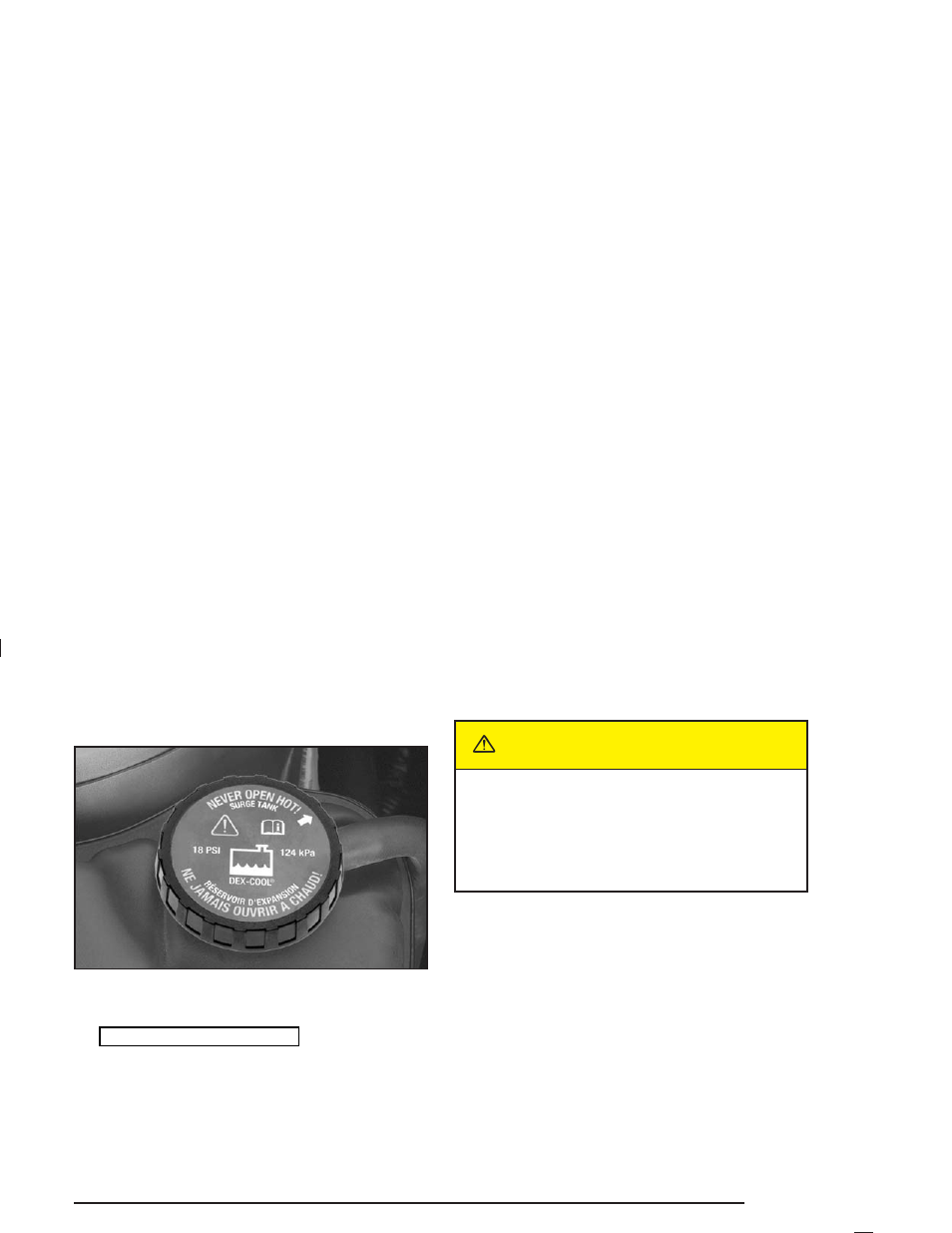 Caution | Cadillac 2004 DeVille User Manual | Page 307 / 432