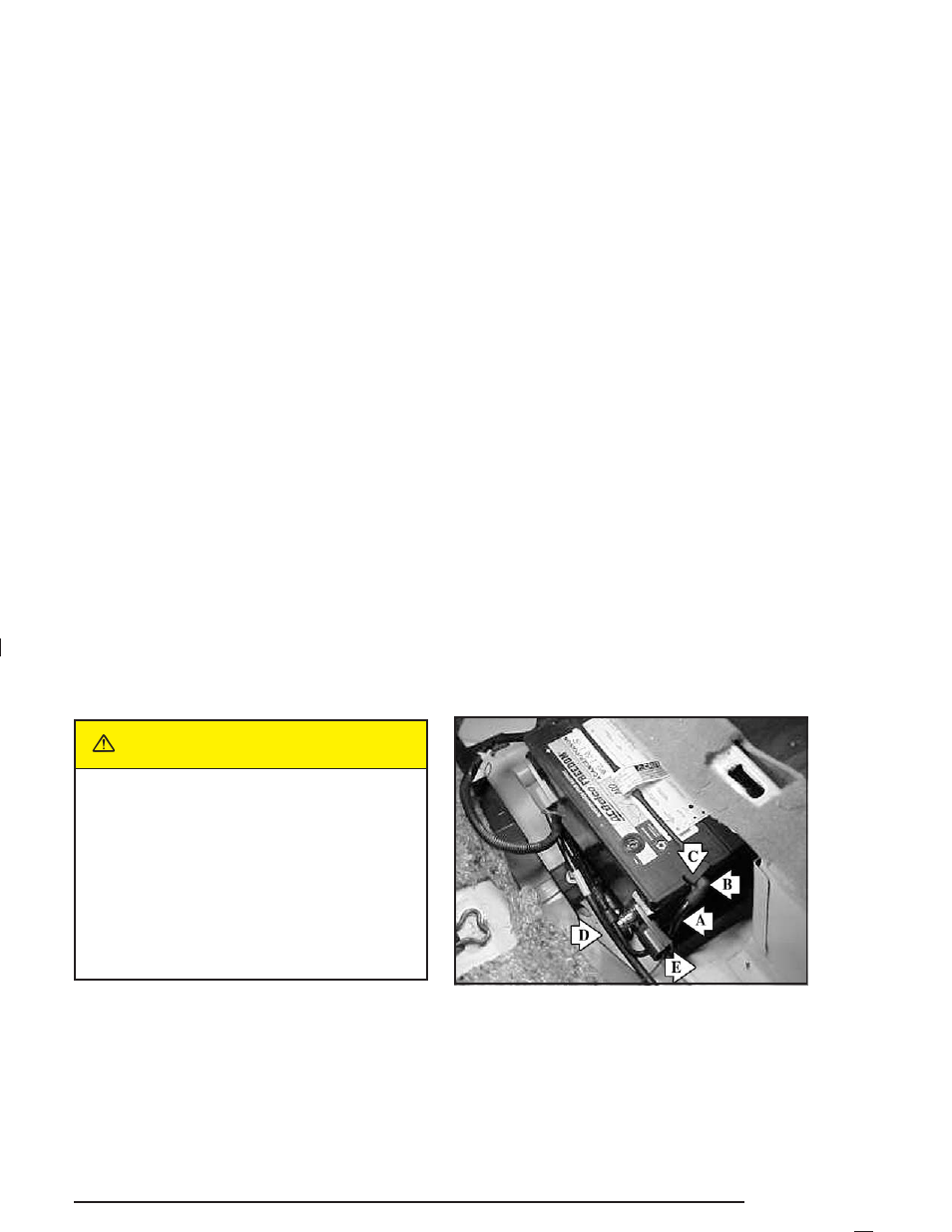 Caution | Cadillac 2004 DeVille User Manual | Page 323 / 432