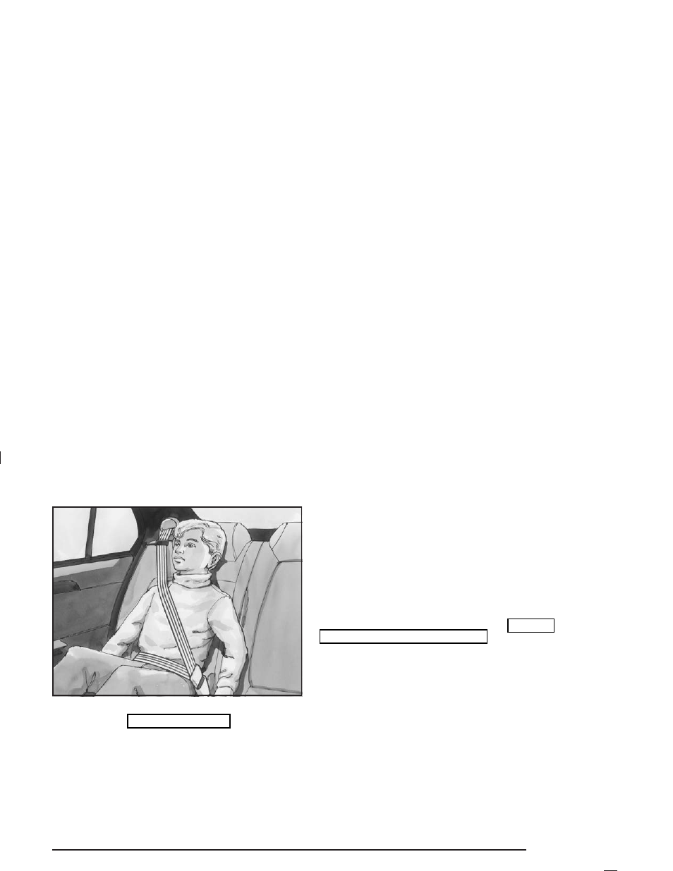 Safety belt pretensioners, Safety belt extender | Cadillac 2004 DeVille User Manual | Page 33 / 432