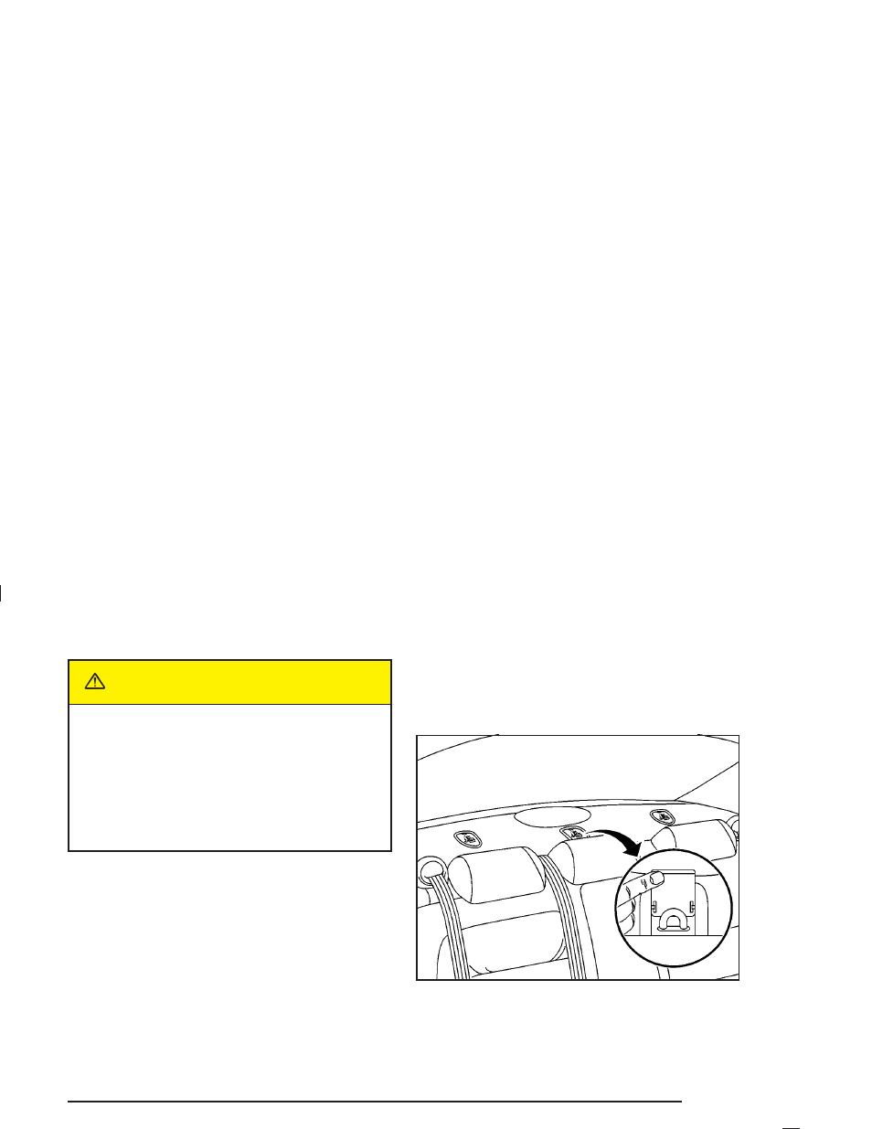 Top strap anchor location, Top strap anchor location -39, Caution | Cadillac 2004 DeVille User Manual | Page 45 / 432