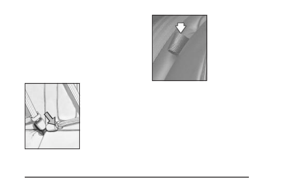 Rear seats, Split folding rear seat, Rear seats -7 | Split folding rear seat -7 | Cadillac 2004 CTS User Manual | Page 13 / 442