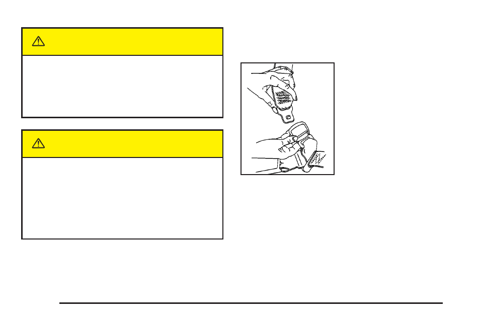 Caution | Cadillac 2004 CTS User Manual | Page 14 / 442