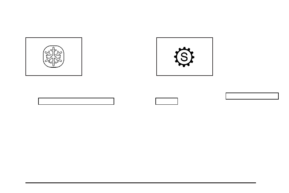 Winter driving mode light (automatic transmission), Sport mode light (automatic transmission), Winter driving mode light | Automatic transmission) -47, Sport mode light | Cadillac 2004 CTS User Manual | Page 169 / 442