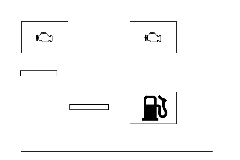 Engine overheated – stop engine, Engine power reduced, Fuel level low | Cadillac 2004 CTS User Manual | Page 189 / 442