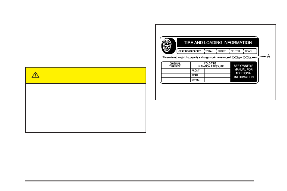 Loading your vehicle, Loading your vehicle -33, Caution | Cadillac 2004 CTS User Manual | Page 275 / 442