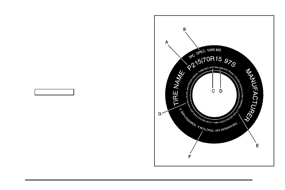 Winter tires, Tire sidewall labeling | Cadillac 2004 CTS User Manual | Page 345 / 442