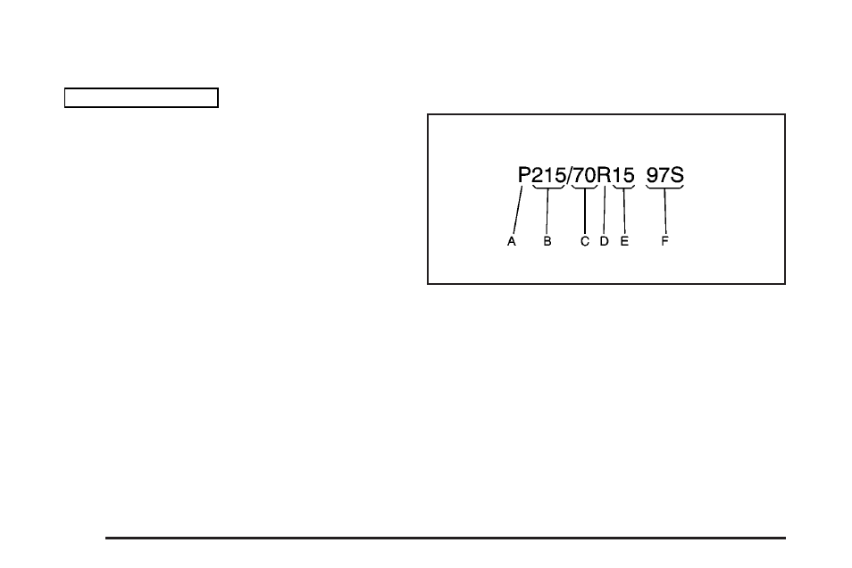 Tire size | Cadillac 2004 CTS User Manual | Page 348 / 442