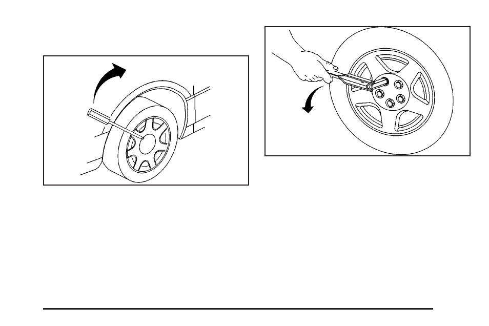 Removing wheel covers and wheel nut caps | Cadillac 2004 CTS User Manual | Page 363 / 442