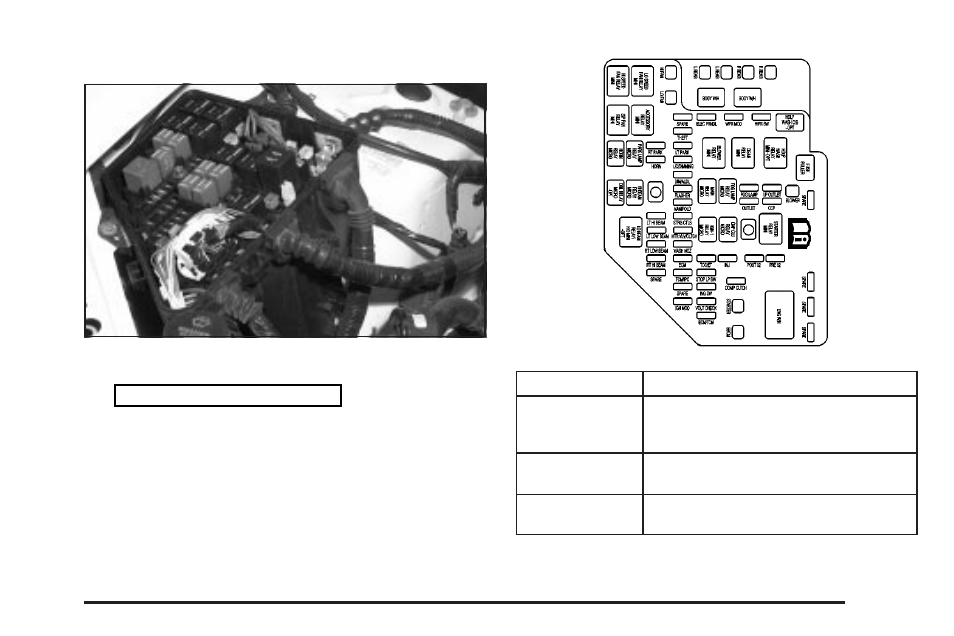 Underhood fuse block | Cadillac 2004 CTS User Manual | Page 381 / 442