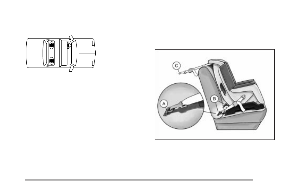 Lower anchorages and top tethers for, Children (latch system) -41 | Cadillac 2004 CTS User Manual | Page 47 / 442