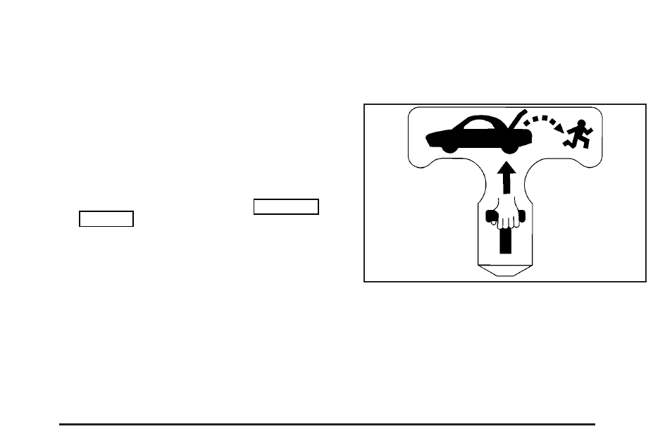 Rear-seat pass through, Emergency trunk release handle | Cadillac 2004 CTS User Manual | Page 79 / 442