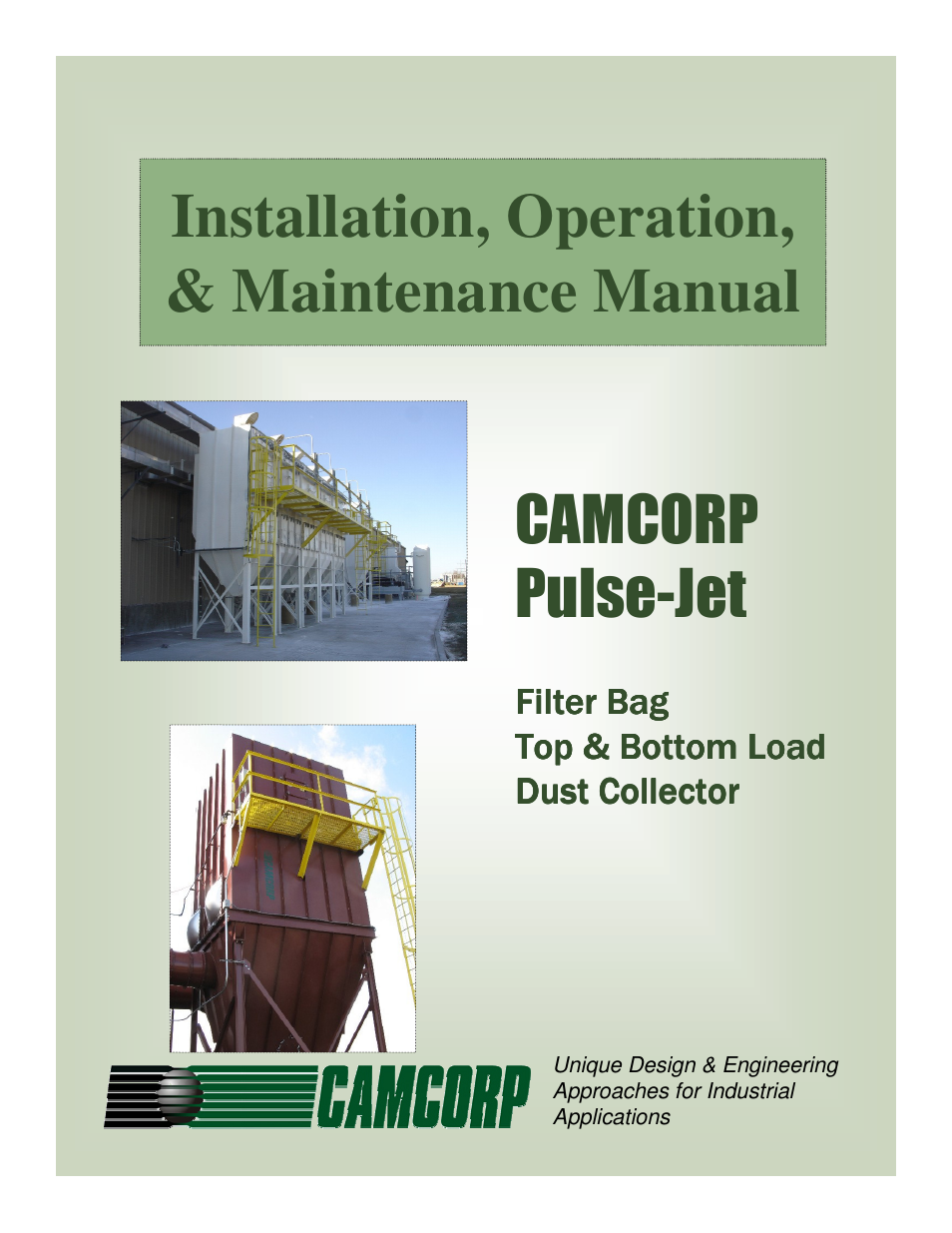 CAMCORP Baghouse Collector User Manual | 55 pages