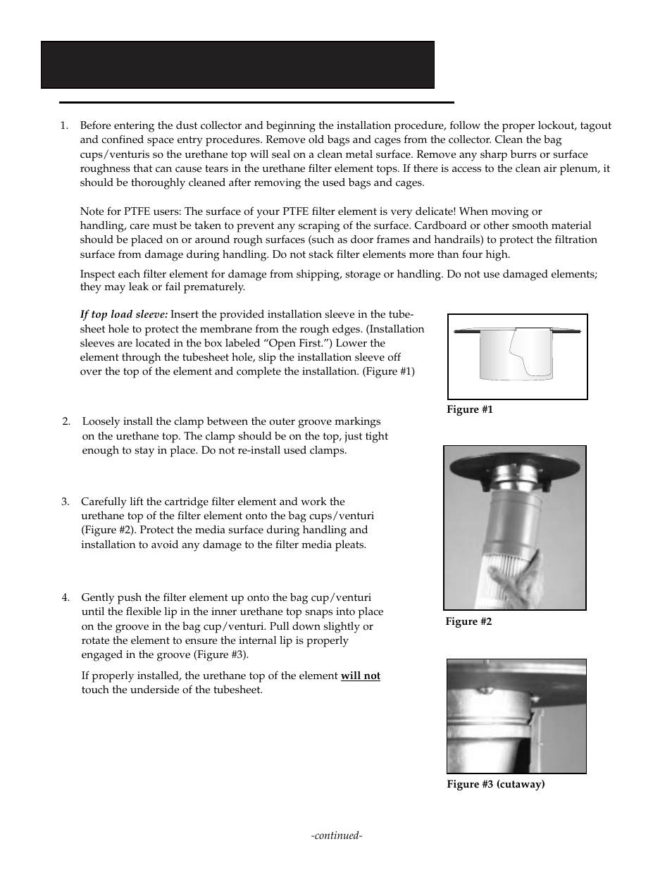 N s ta l l at i o n | CAMCORP Cartridge Collector User Manual | Page 15 / 57